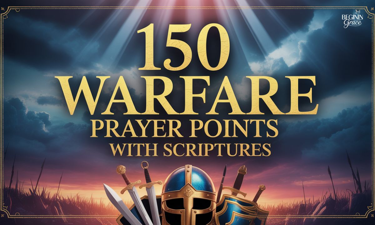 150 Warfare Prayer Points with Scriptures
