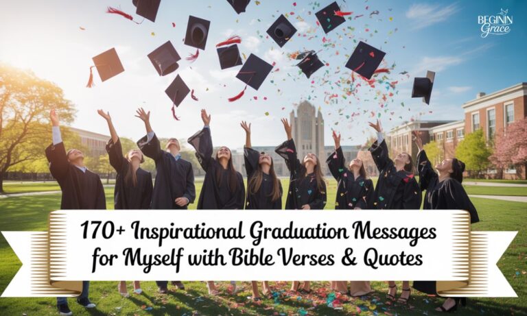 170+Inspirational Graduation Messages for Myself with Bible Verses & Quotes