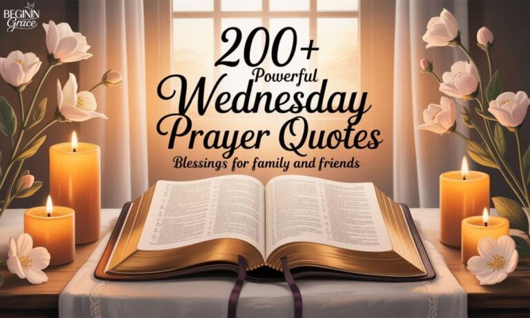 200+ Powerful Wednesday Prayer Quotes, Blessings For Family And Friends