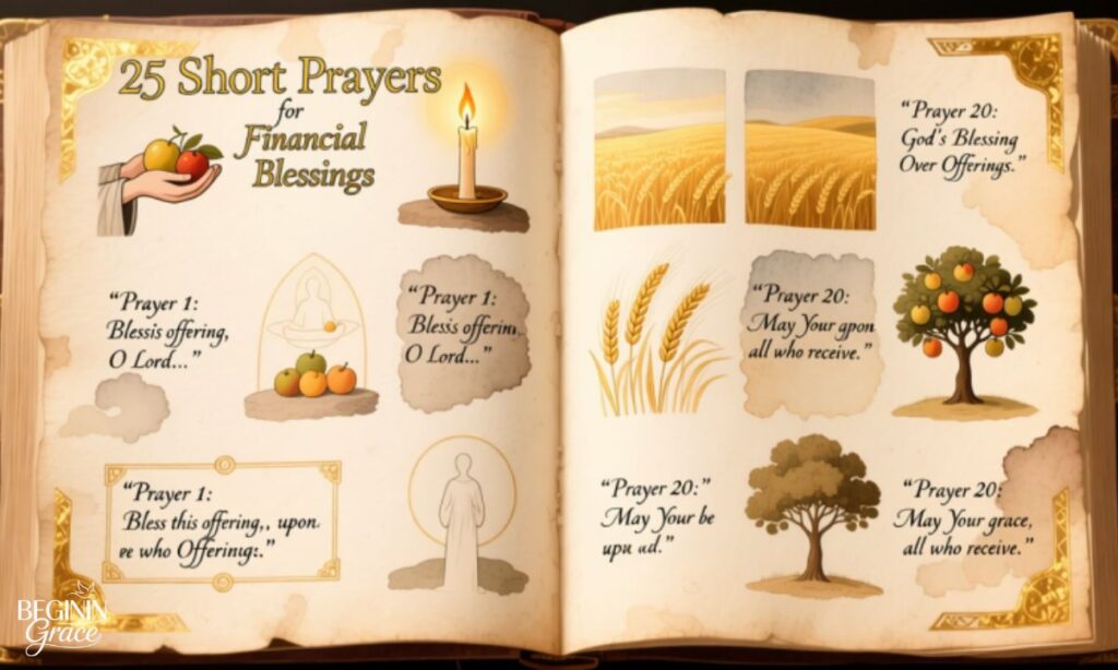 25 Short Prayers for Financial Blessings
