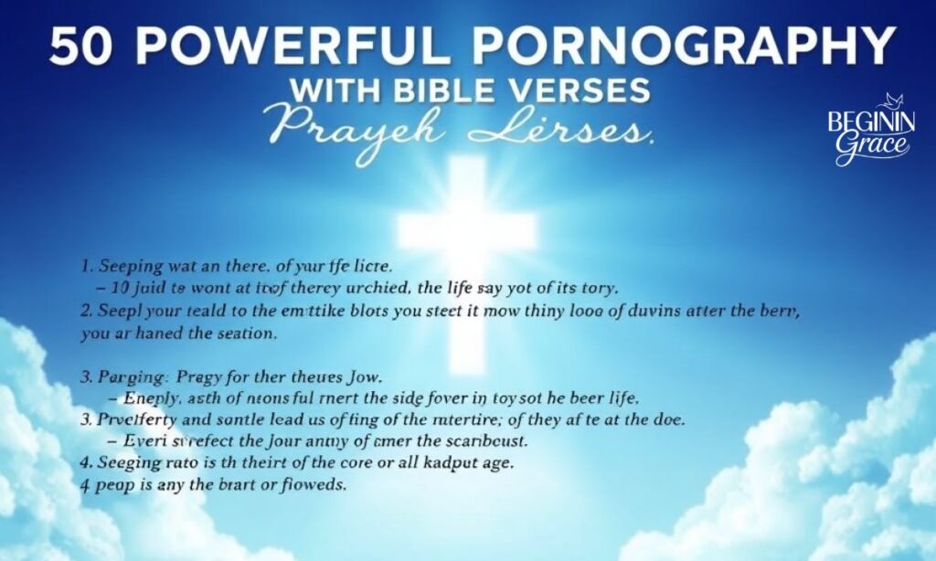 50 Powerful Pornography Prayer Points with Bible Verses