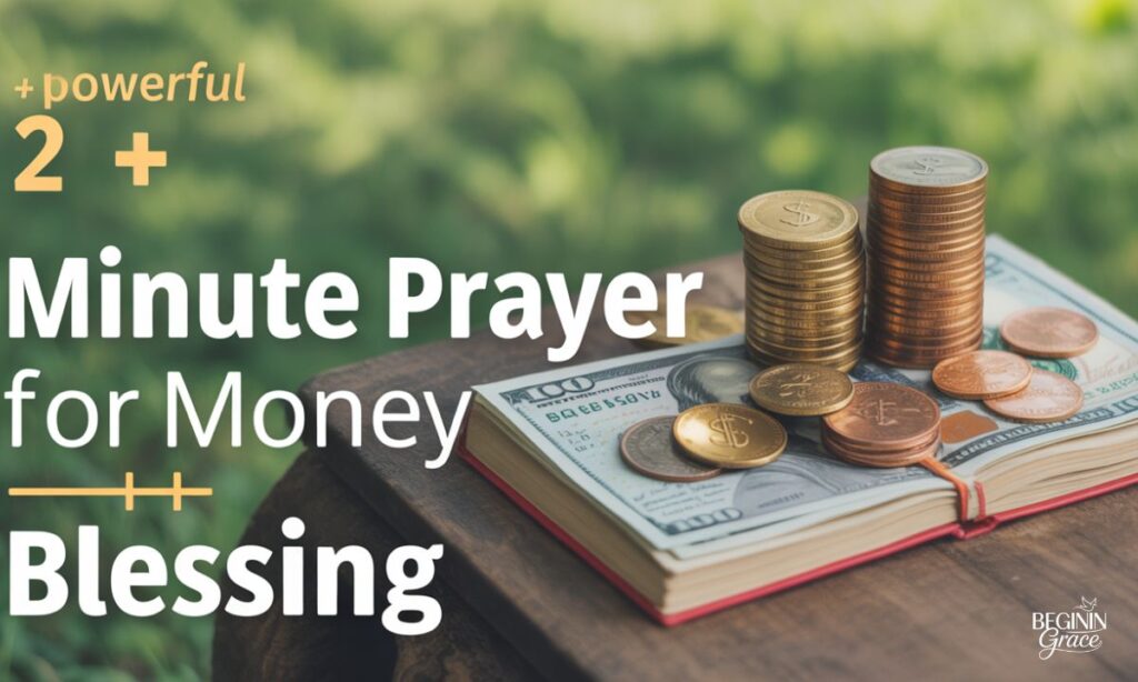 55+Powerful 2 Minute Prayer for Money Blessing