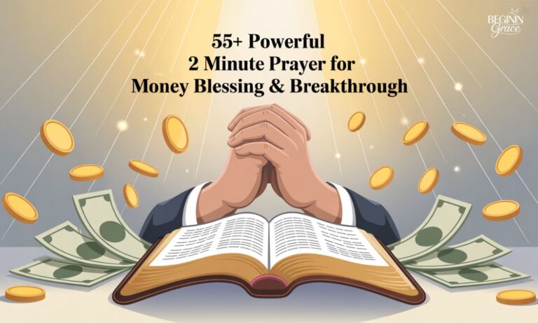 55+Powerful 2 Minute Prayer for Money Blessing & Breakthrough