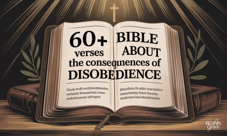 60+ Bible Verses About the Consequences of Disobedience