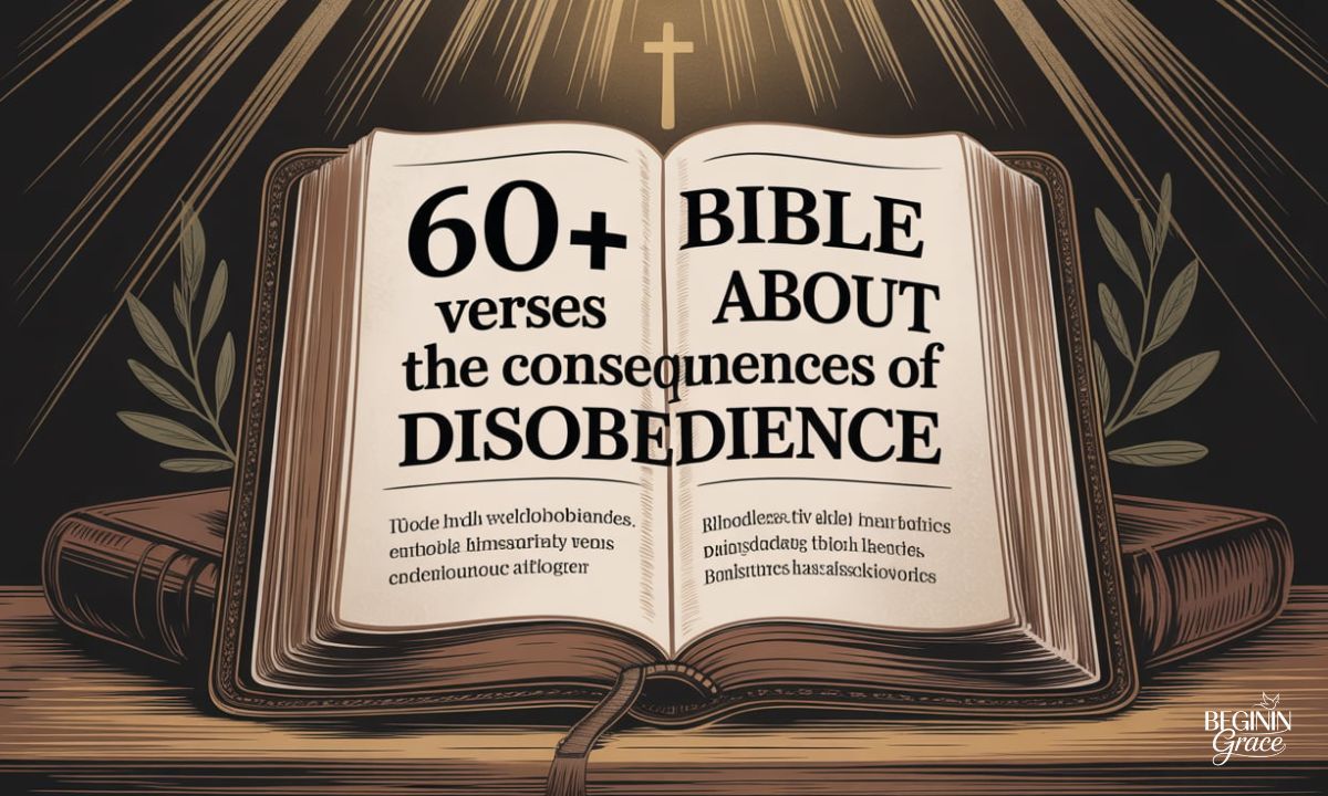 60+ Bible Verses About the Consequences of Disobedience