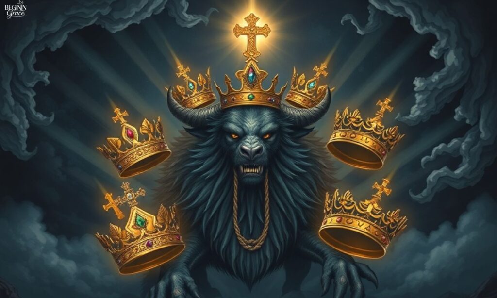 7 Crowns in the Bible Verses – The Beast with Crowns