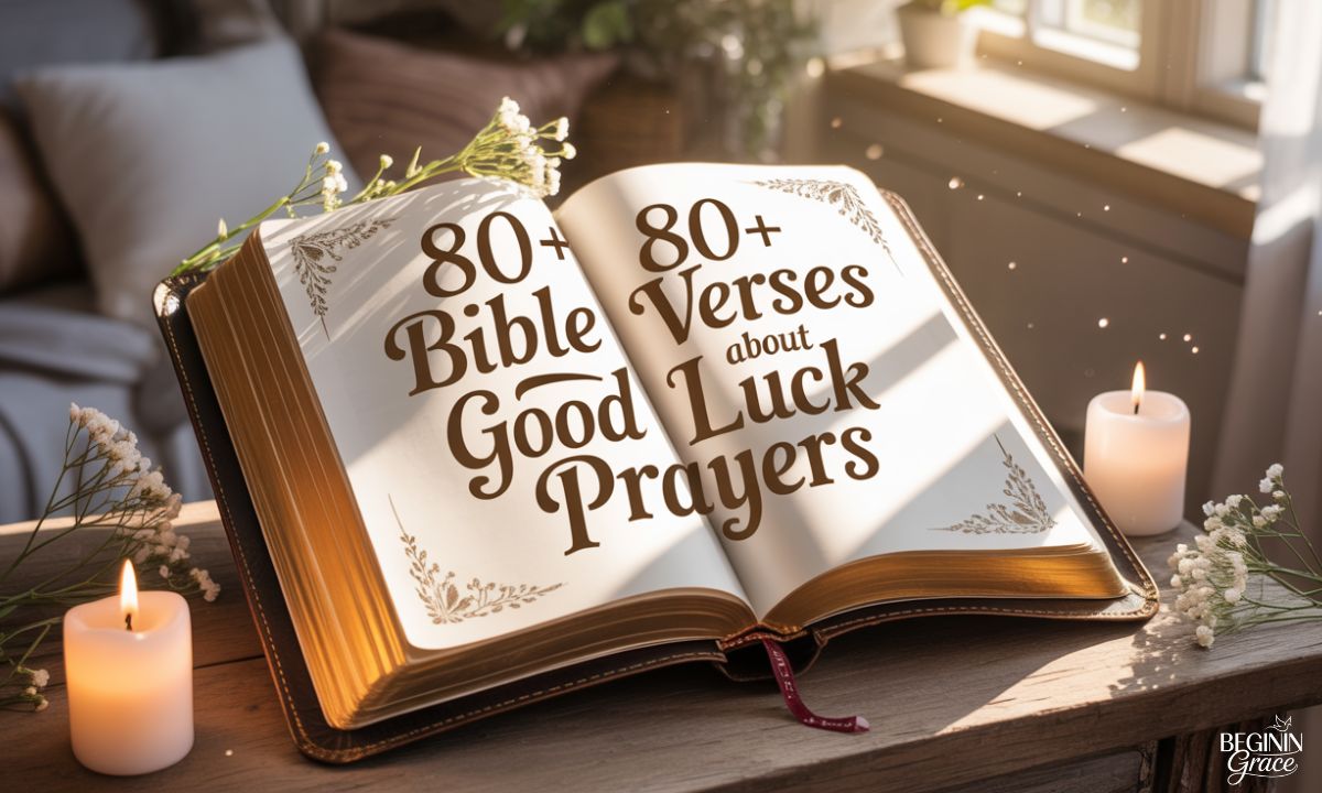 80+ Bible Verses About Good Luck Prayers