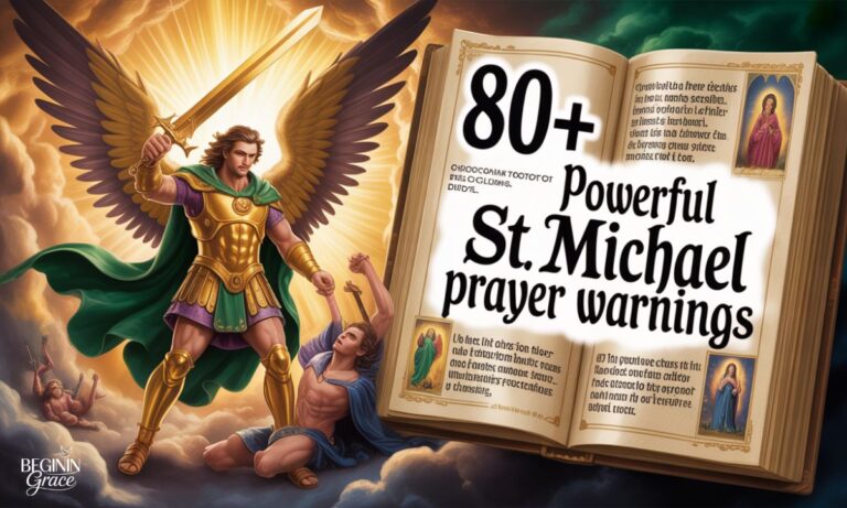 80+ Powerful St Michael Prayer Warnings