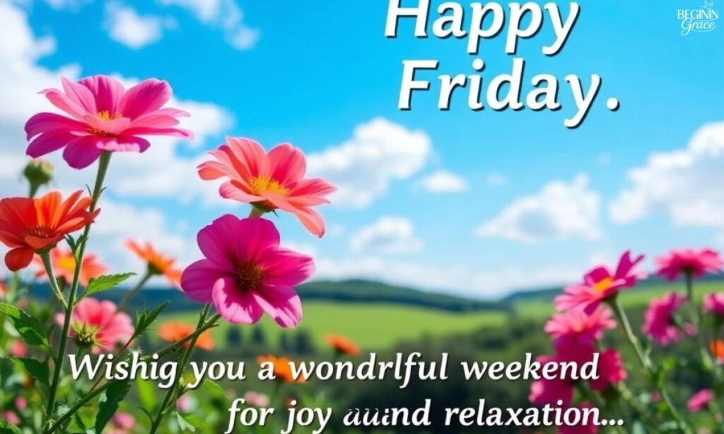 Beautiful Friday Wishes for a Wonderful Weekend