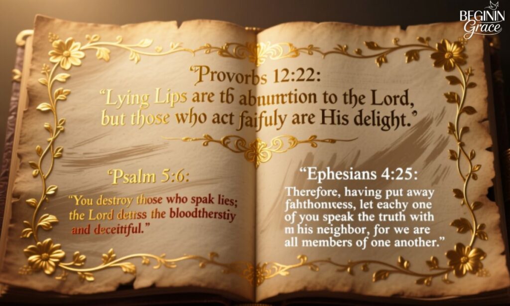 Bible Verses About Liars and Manipulators