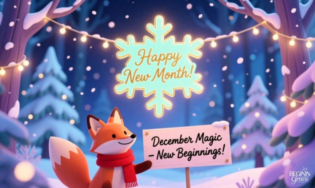 Creative December Happy New Month Messages