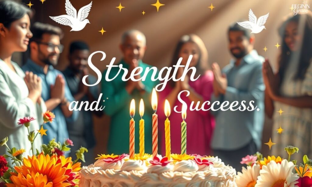 Encouraging Birthday Prayers for Strength and Success