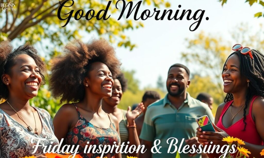 Good Morning African American Friday Inspiration Blessings