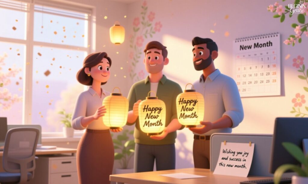 Happy New Month Prayers for Colleagues