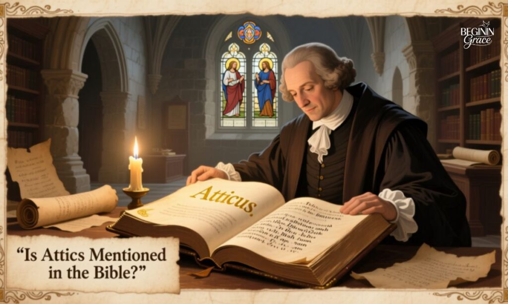 Is Atticus Mentioned in the Bible