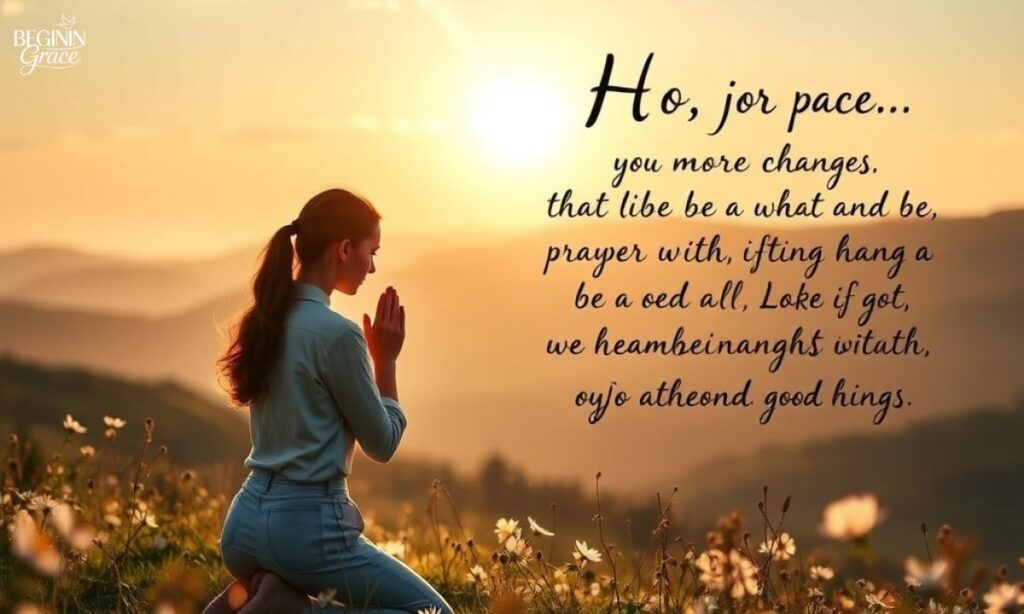 Prayer for Good Things