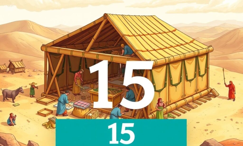 The Number 15 in the Bible – Construction of the Tabernacle