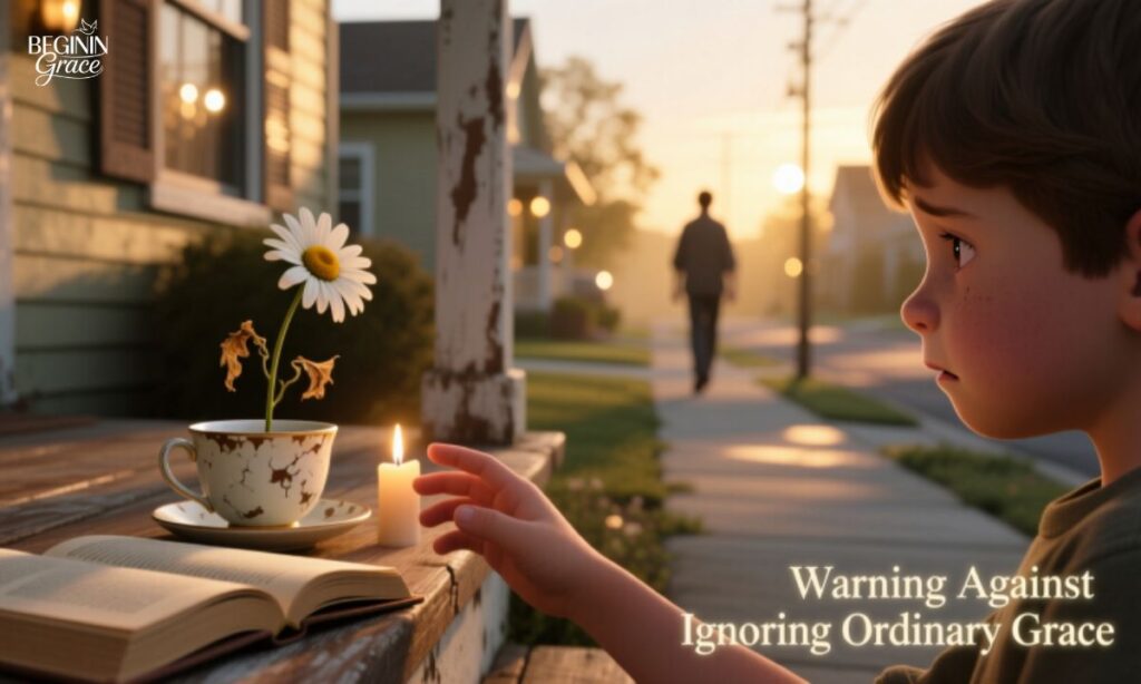 Warning Against Ignoring Ordinary Grace