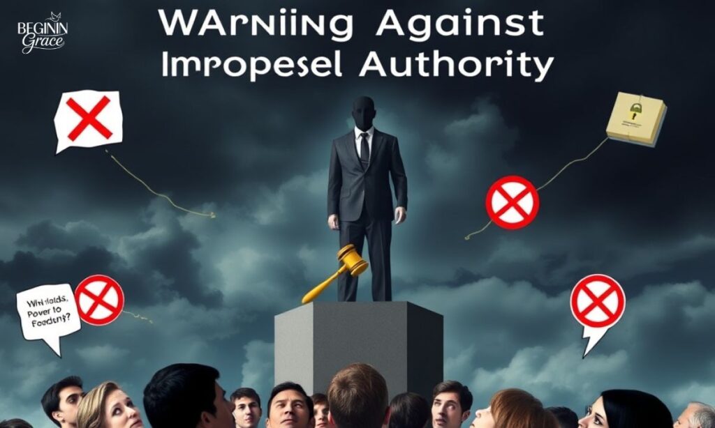 Warning Against Improper Authority
