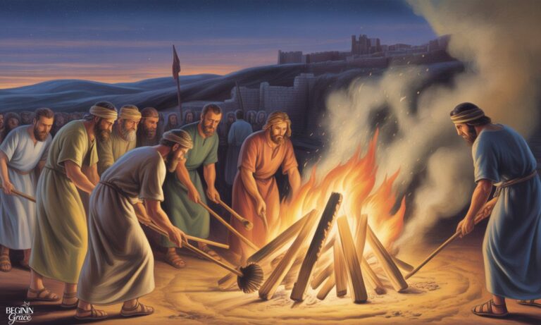 Who Was the First Person Cremated in the Bible