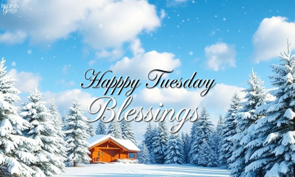 Winter Happy Tuesday Blessings