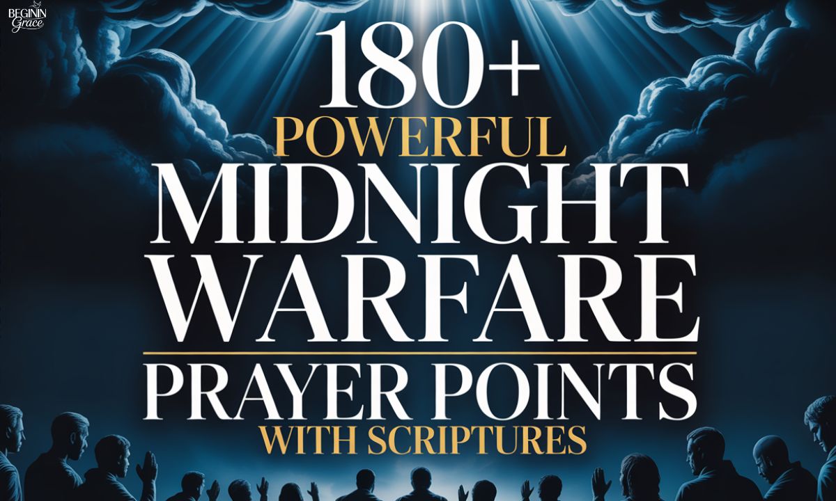 180+ Powerful Midnight Warfare Prayer Points with Scriptures