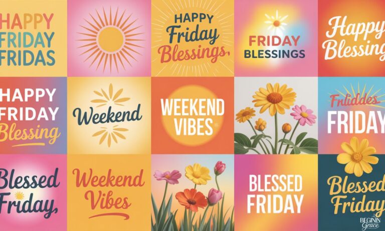 250+ Happy Friday Blessings Images & Quotes 2026
