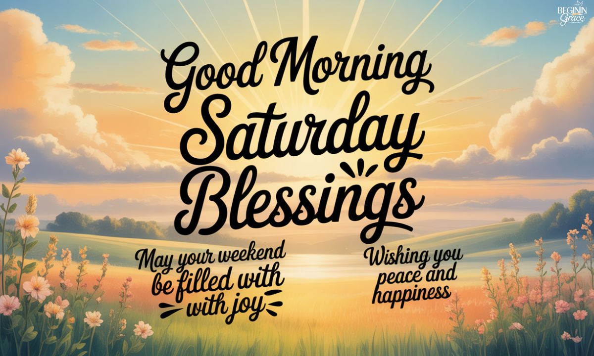 290+Good Morning Saturday Blessings Images and Greetings