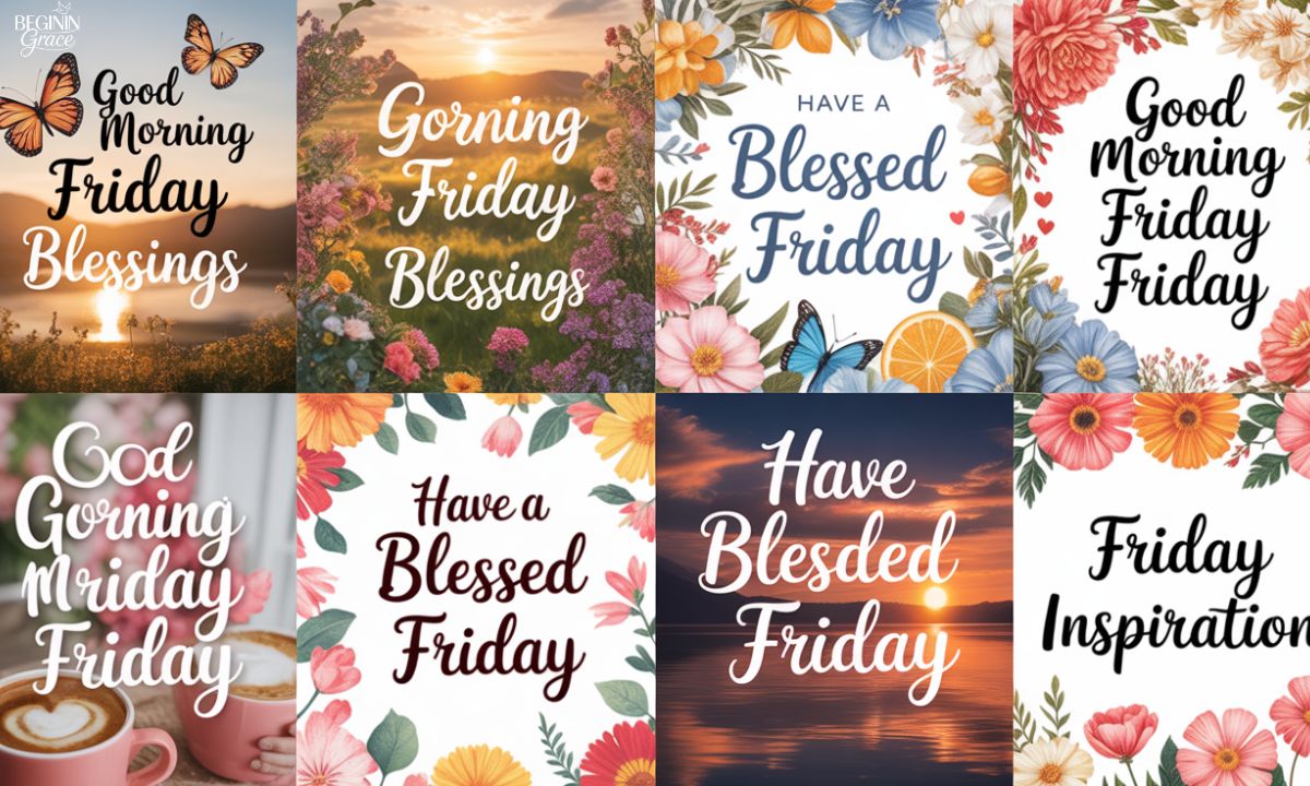 350+ Good Morning Friday Blessings Images to Inspire You