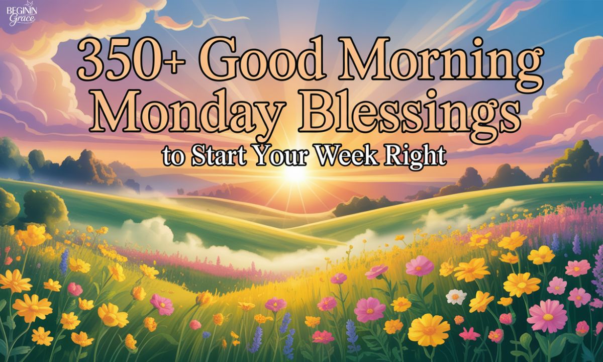 350+ Good Morning Monday Blessings to Start Your Week Right