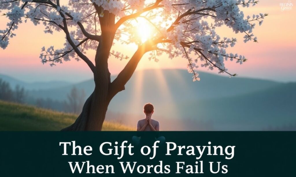 #4. The Gift of Praying When Words Fail Us