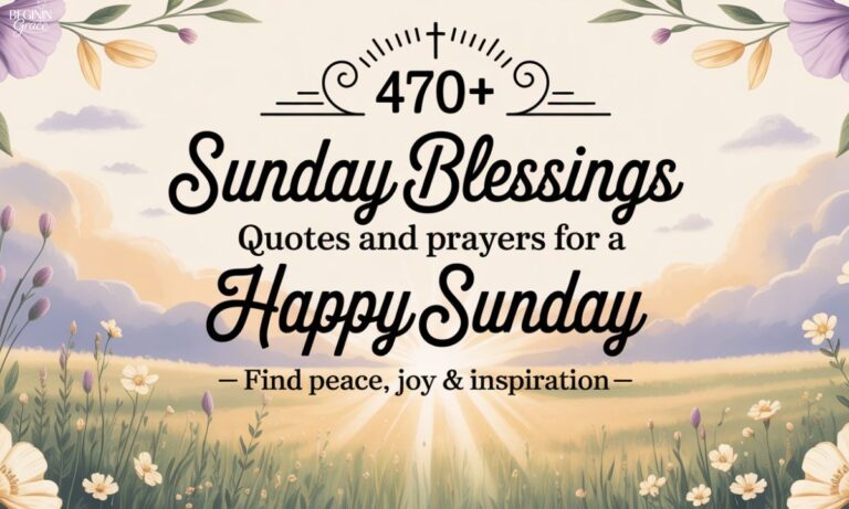470+ Sunday Blessings Quotes and Prayers for a Happy Sunday