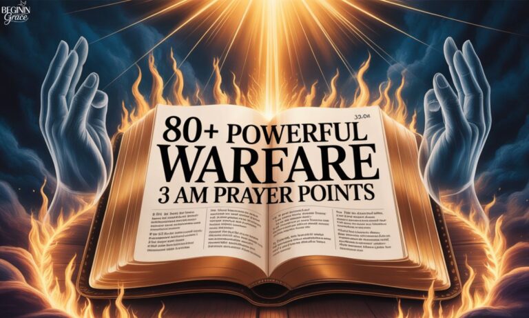80+ Powerful Warfare 3 AM Prayer Points