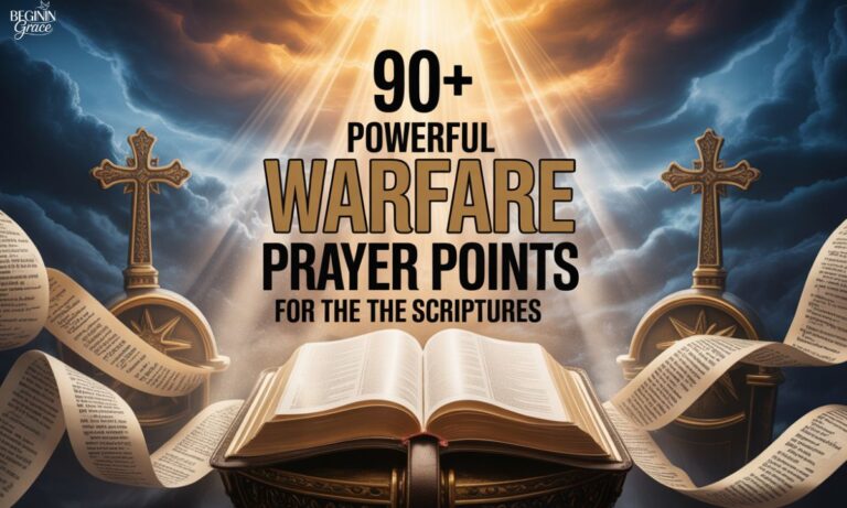 90+ Powerful Warfare Prayer Points for the Church with Scriptures