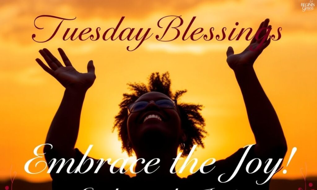 African American Tuesday Blessing for Instagram