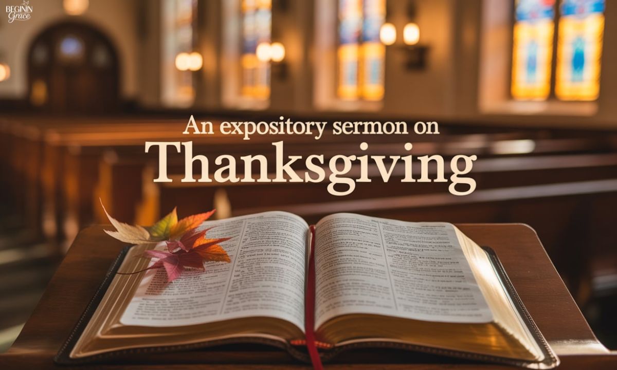 An Expository Sermon on Thanksgiving
