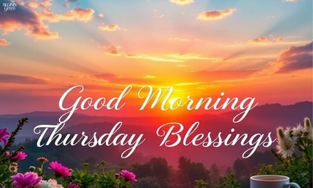Beautiful Good Morning Thursday Blessings