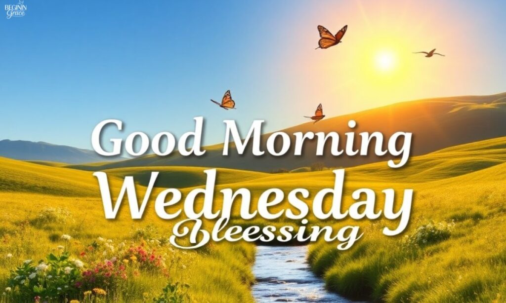 Beautiful Good Morning Wednesday Blessings