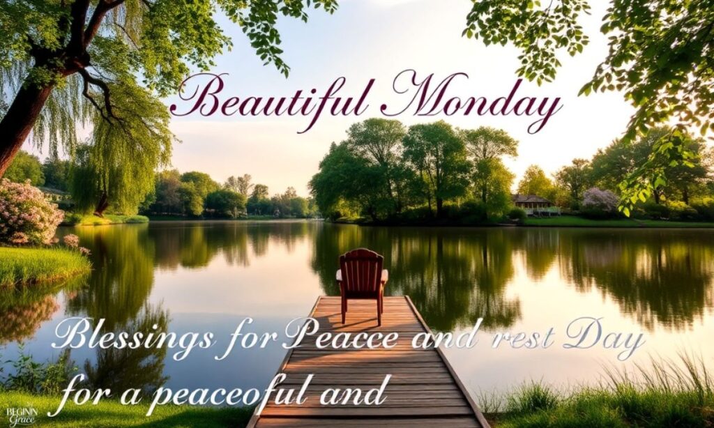 Beautiful Monday Blessings for a Peaceful and Restful Day