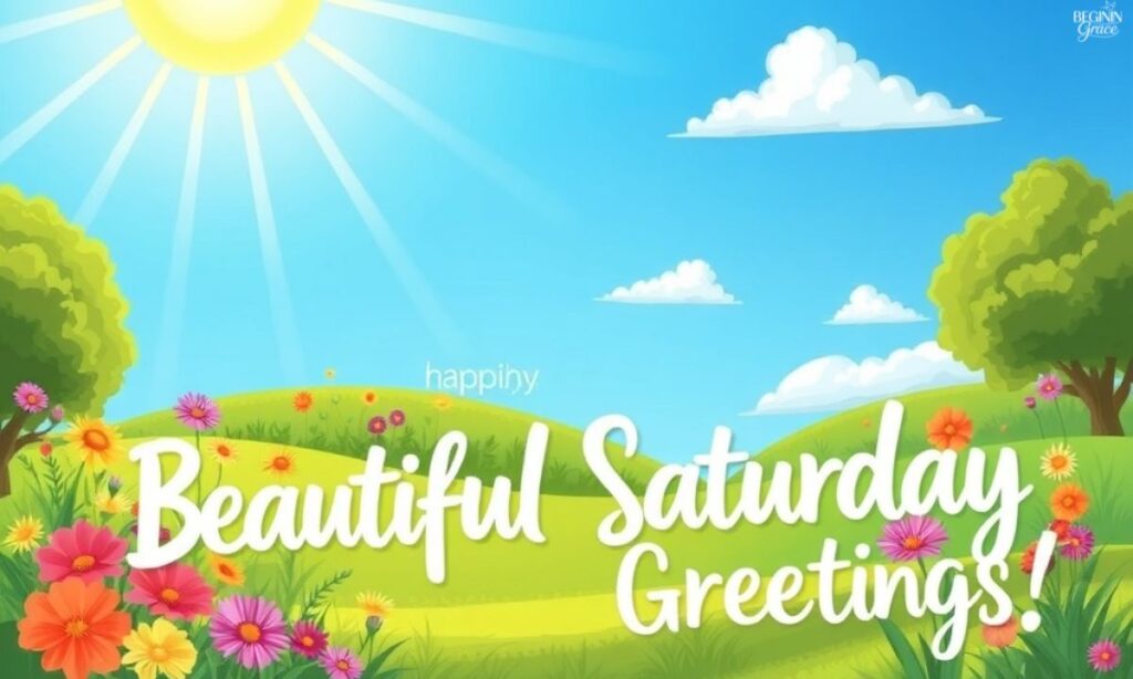 Beautiful Saturday Greetings to Brighten Someone's Day