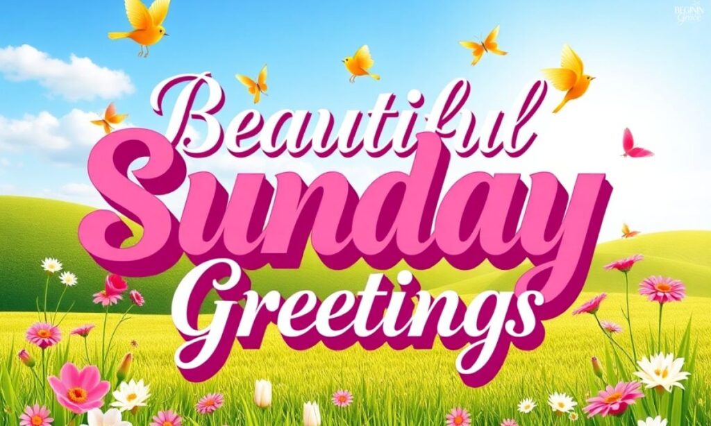 Beautiful Sunday Greetings for Friends