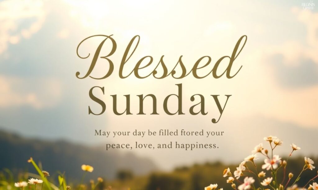 Blessed Sunday Images with Blessings