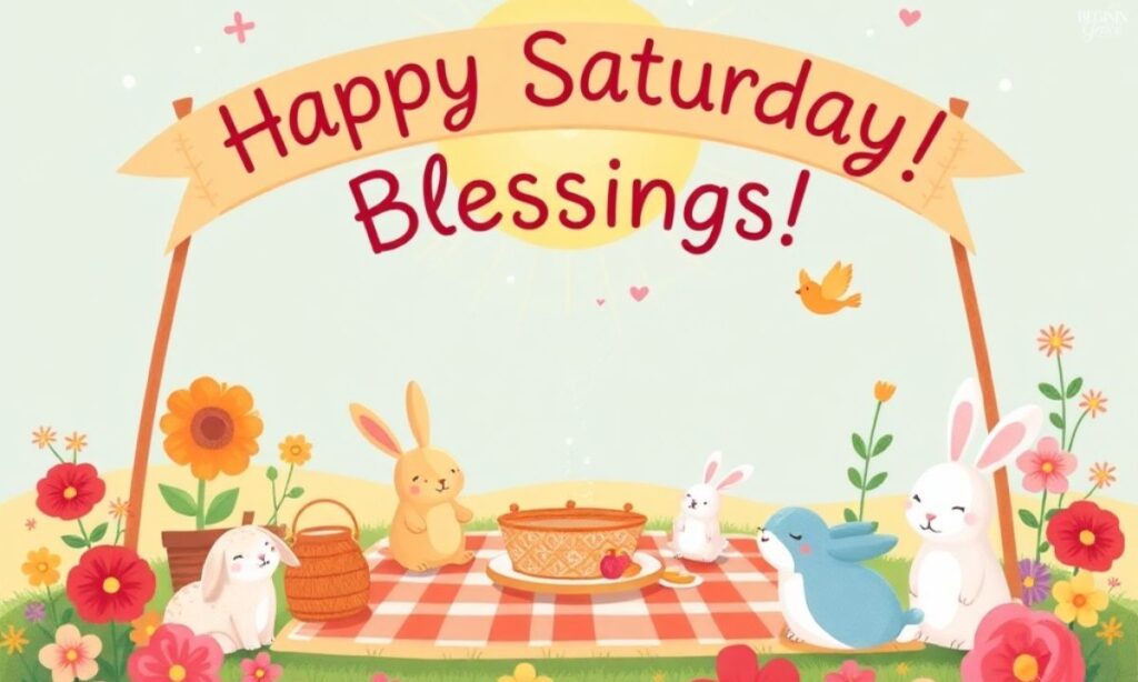 Cute Saturday Blessings and Wishes for Friends & Family
