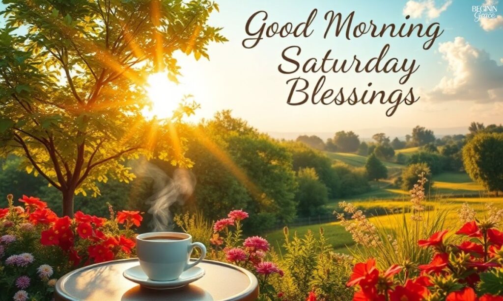 Good Morning Saturday Blessings