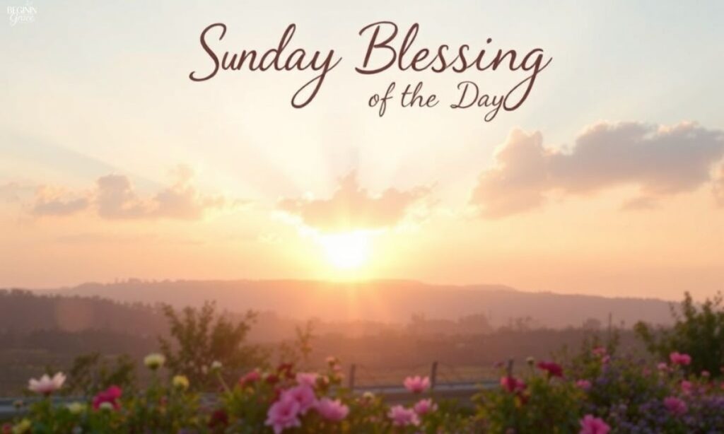 Good Morning Sunday Blessings