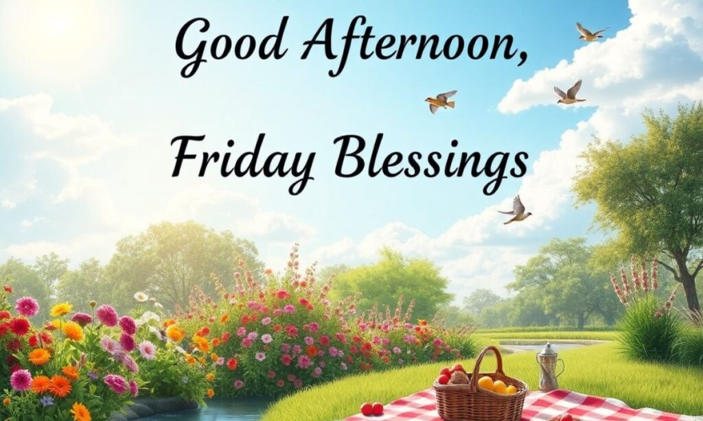 Good afternoon Friday Blessings