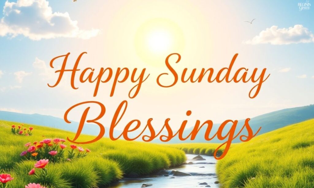 Happy Sunday Blessings