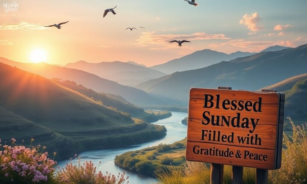 Have a Blessed Sunday Filled with Gratitude and Peace