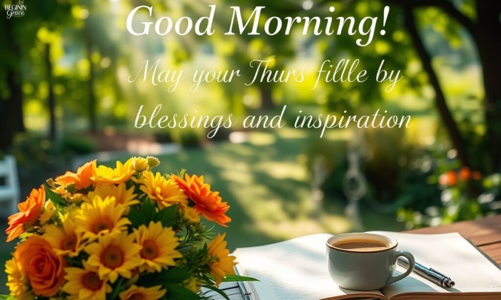 Inspirational Good Morning Thursday Blessings