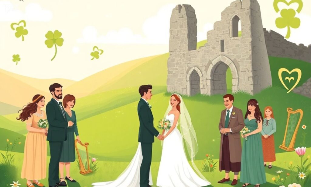 Irish blessings are commonly used in wedding ceremonies, family